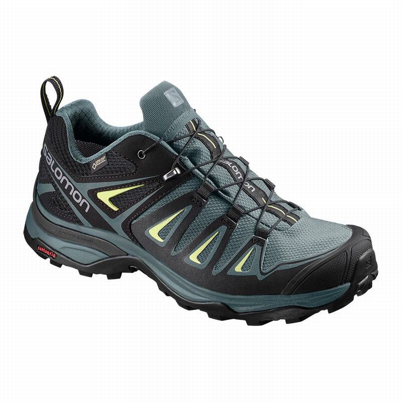 Salomon X ULTRA 3 GORE-TEX Zapatillas Trekking Mujer - Verde / Negras - Colombia (23016-NUVK)